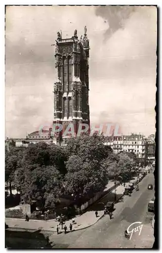 Cartes postales Paris Et Ses Merveilles La tour Saint Jacques ex clocher de I&#39eglise