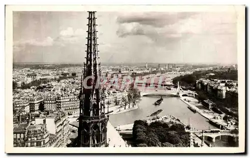 Cartes postales Paris En Flanant Vue Panoramique prise de Notre Dame