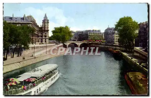 Cartes postales Paris Le Port st Michel Et Les Quais