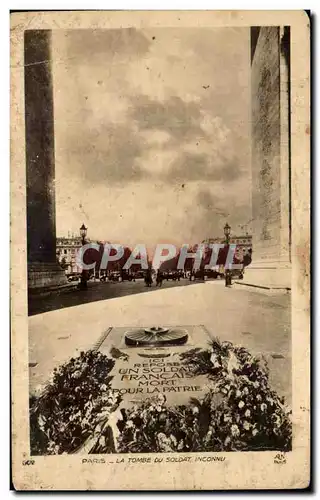 Ansichtskarte AK Paris La Tombe Du Soldat Inconnu Arc de Triomphe