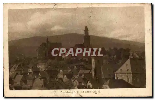 Cartes postales Cronberg Mit Altem Schloss