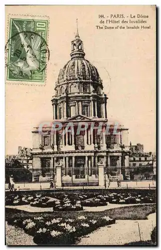 Cartes postales Paris Le Dome De l&#39Hotel des Invalides