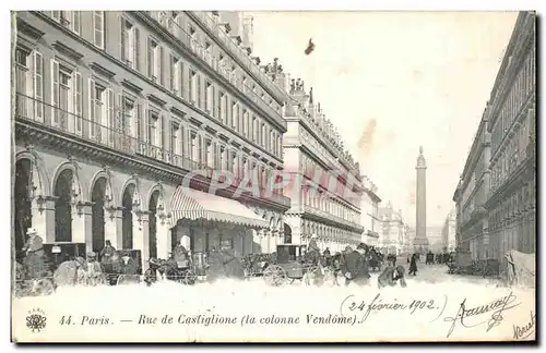 Cartes postales Paris Rue De Castiglione