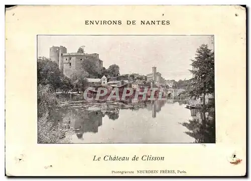 Cartes postales Environs De Nantes Le Chateau De Clisson