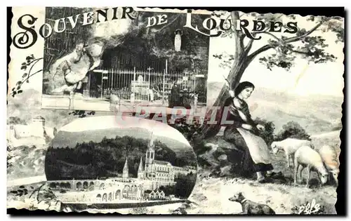 Cartes postales Souvenir De Lourdes