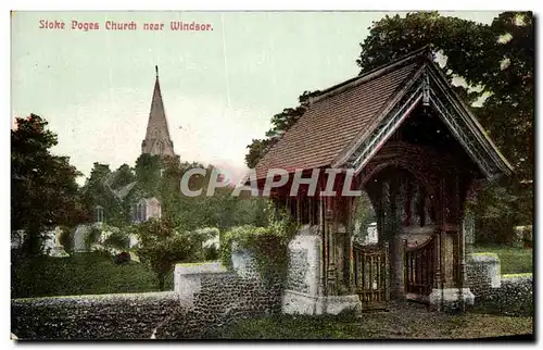 Ansichtskarte AK Stoke Poges Church near Windsor