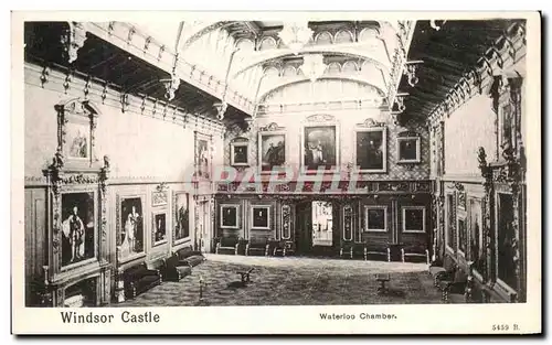 Cartes postales Windsor Castle Waterloo Chamber