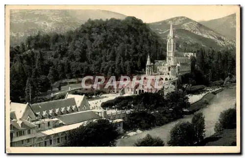 Cartes postales Lourdes la Basilique