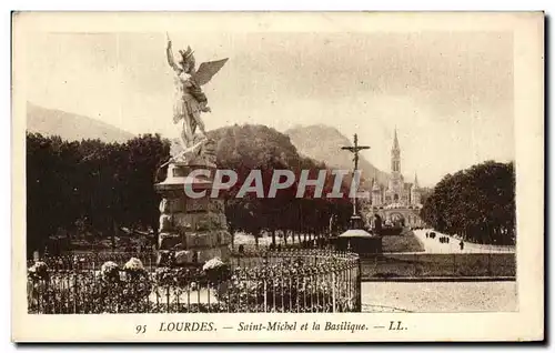 Cartes postales Lourdes Saint Michel et la Basilique