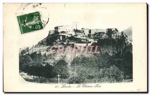 Cartes postales Lourdes La Chateau Fort