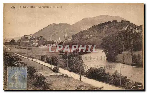 Cartes postales Lourdes La Vallee et la Gave