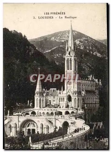 Cartes postales Les Pyrenees Lourdes La Baslilique