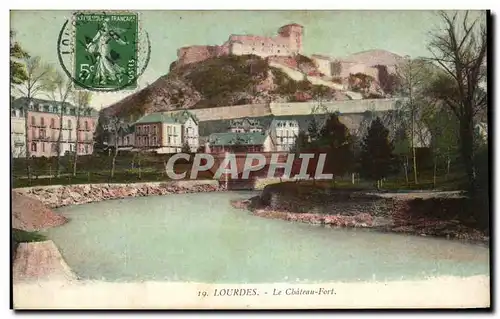 Cartes postales Lourdes Le Chateau Fort