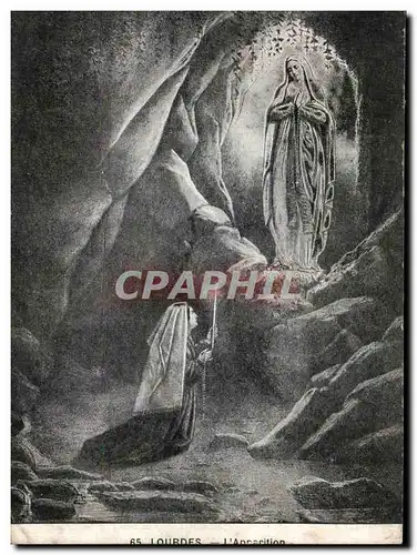 Cartes postales Lourdes L&#39Apparition