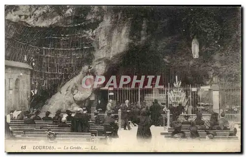 Cartes postales Lourdes La Grotte