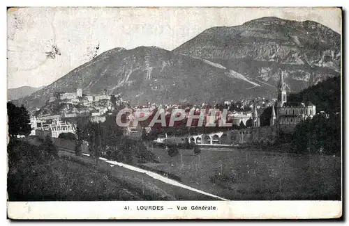 Cartes postales Lourdes Vue Generale