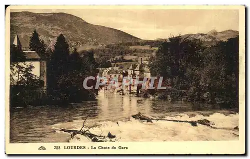 Cartes postales Lourdes La Chute du Gave