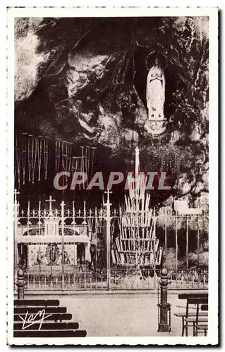 Cartes postales Lourdes la grotte miraculeuse