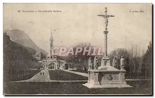 Cartes postales Lourdes Le calvaire Breton