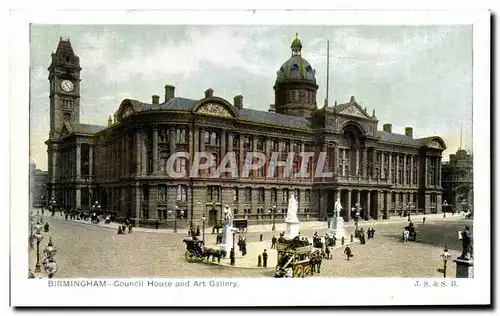 Cartes postales Birmingham Council House and Art Gallery