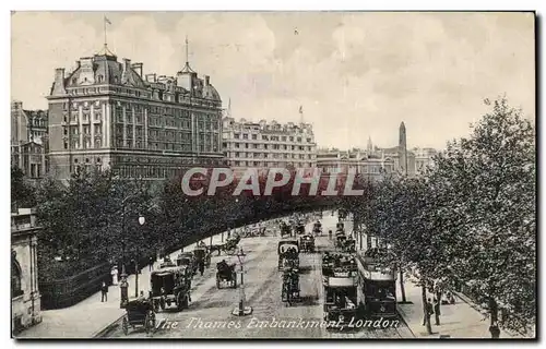 Cartes postales The Thames Embanhment London