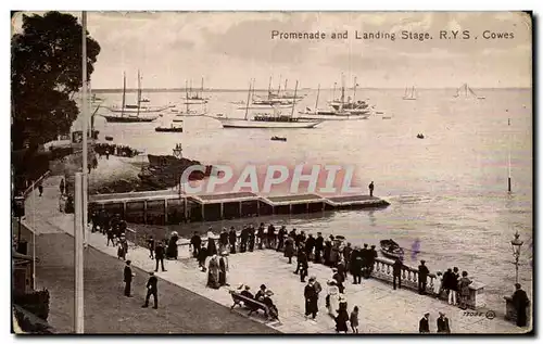 Cartes postales Promenade and Landing Stage Cowes