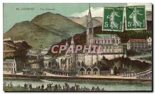 Cartes postales Lourdes Vue Generale