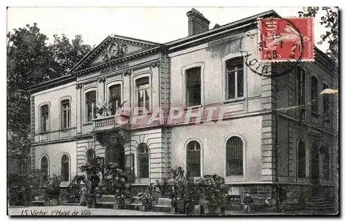 Cartes postales Vichy L&#39Hotel de Ville