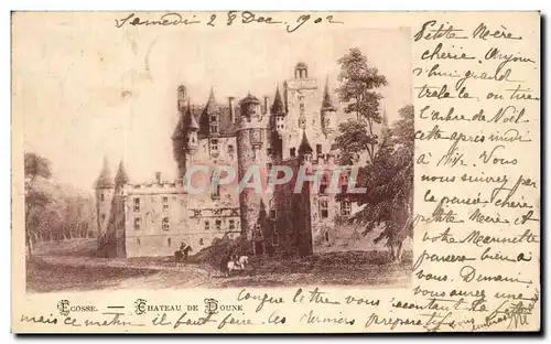 Ansichtskarte AK Chateau De Doune Ecosse