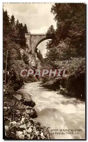 Cartes postales Saint Gervais les Bains Le Pont du Diable