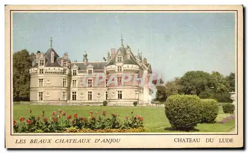 Ansichtskarte AK Les Beaux Chateaux D&#39Anjou Chateau Du Lude