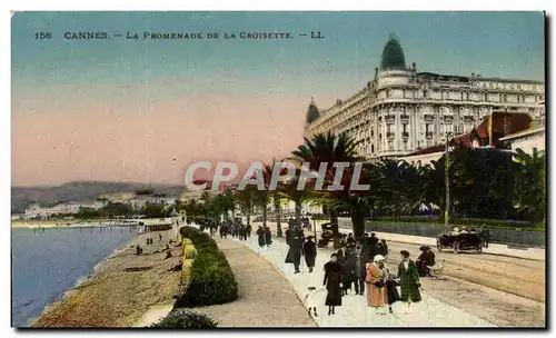 Cartes postales Cannes La Promenade De La Croisette