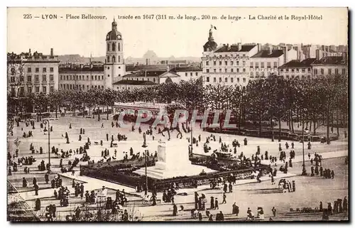 Ansichtskarte AK Lyon Place Bellecour tracee en 1647