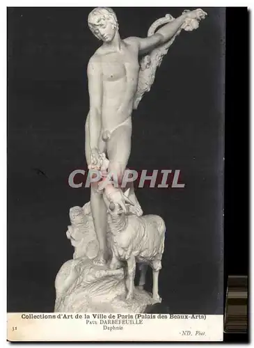 Cartes postales Collection D&#39Art De La Ville de Paris Paul Darbefeuille daphnis Chevre