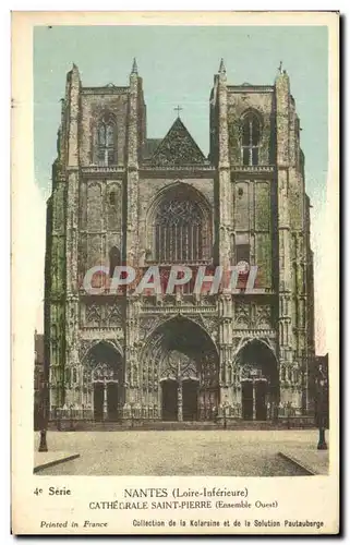 Cartes postales Nantes Cathedrale Saint Pierre