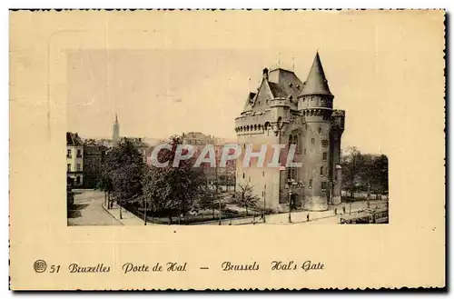 Cartes postales Bruxelles Porte De Hal