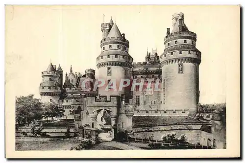 Ansichtskarte AK Chateau De Pierrefonds Tours Jules Cesar et Charlemagne