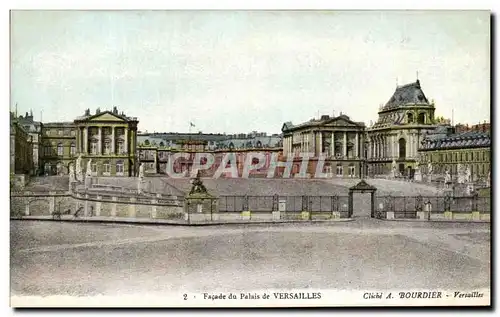 Cartes postales Facade Du Palais De Versailles