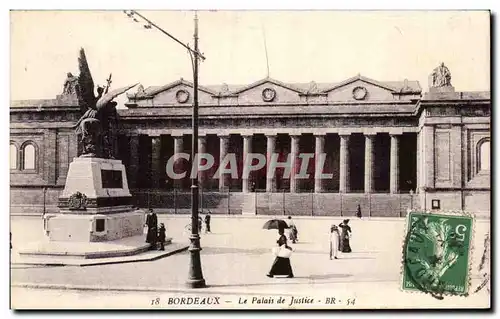 Ansichtskarte AK Bordeaux Le Palais De Justice