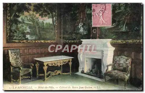 Cartes postales La Rochelle Hotel de Ville Cabinet du Maire Jean Guiton