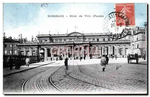 Cartes postales Bordeaux Hotel de Ville