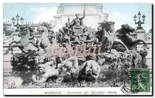 Cartes postales Bordeaux Monument des Girondins