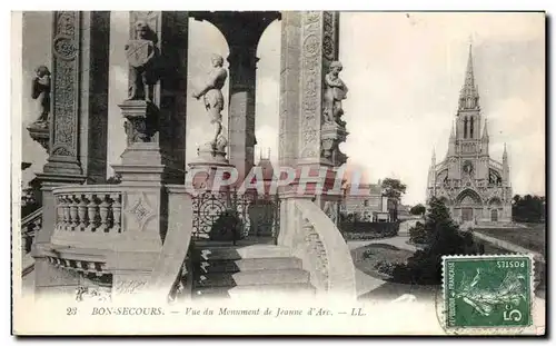 Cartes postales Bon Secours Vue du Monument de Jeanne d&#39Arc