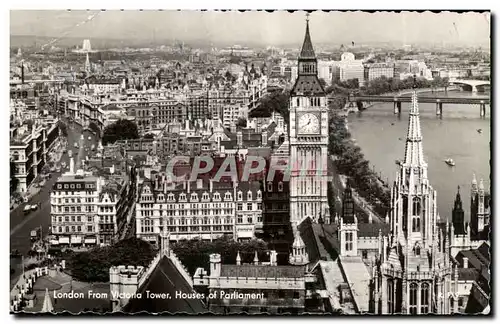 Cartes postales moderne London From Victoria Tower Houses of Parliament