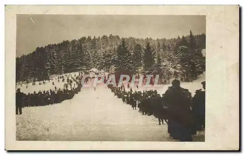 CARTE PHOTO Descente a ski Sports d&#39hiver
