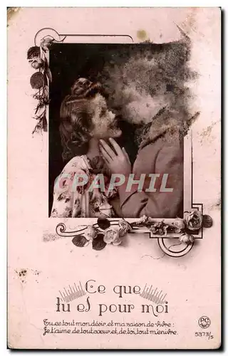 Cartes postales fantaisie Femme Couple