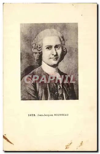 Cartes postales Jean Jacques Rousseau