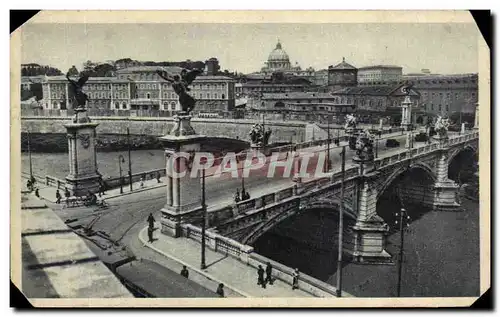 Ansichtskarte AK Roma Ponte Vittorio Emanuele