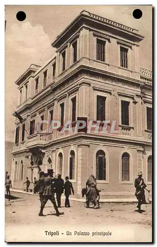 Cartes postales Tripoli Un Palazzo Principale Lybie