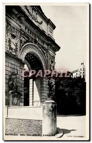 Ansichtskarte AK Entrada Del Calvrio Caracao